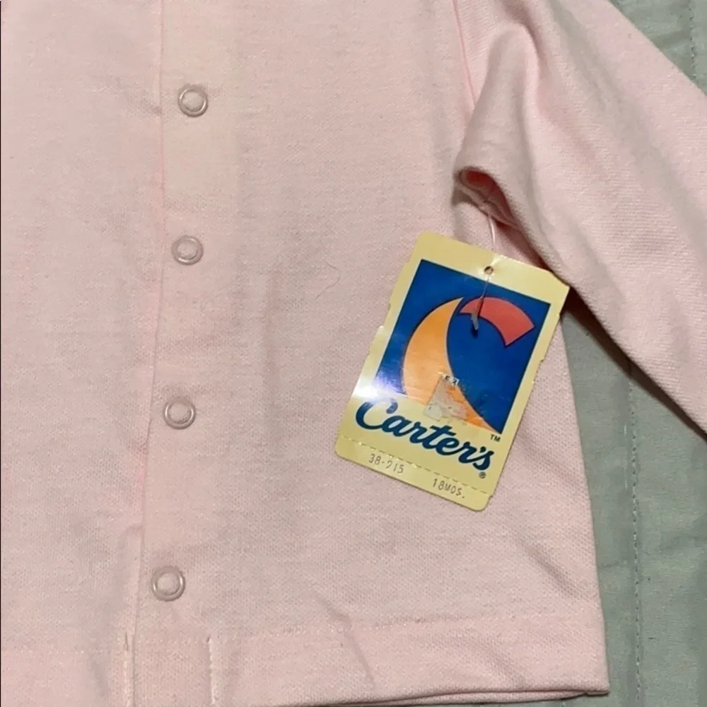 Vintage Carter’s pink baby top size 18 months